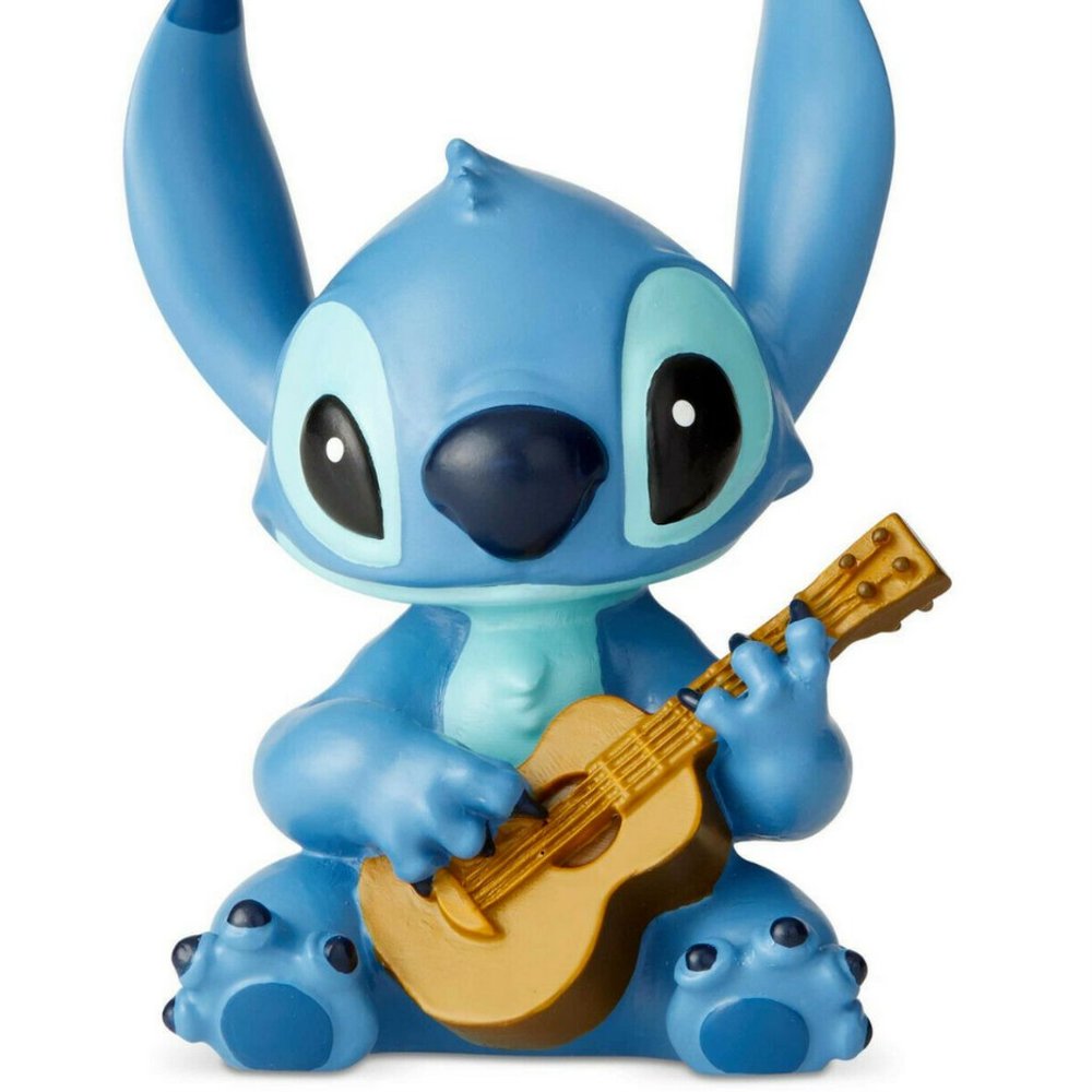 COPY - Stitch with Guitar mini figure Disney Showcase NEW